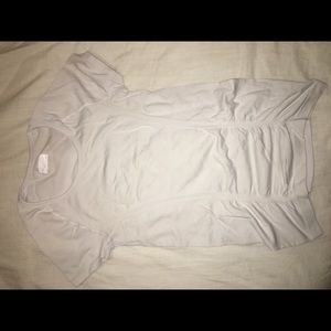 Athletic white top